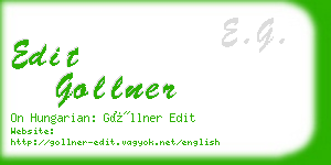 edit gollner business card